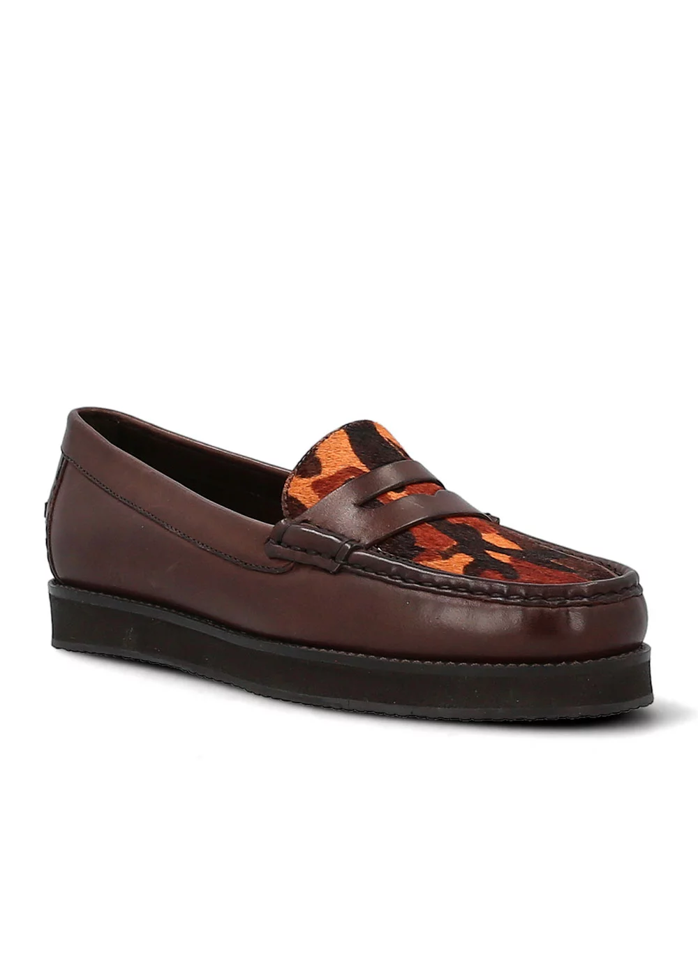 MOCASSIN PLATFORM MOC II CUIR JUNGLE