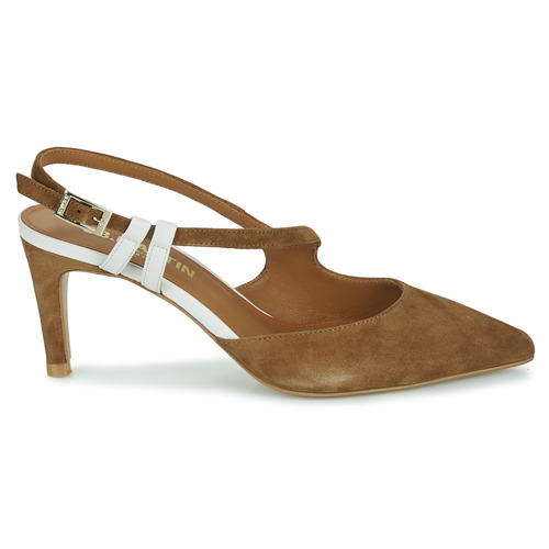 JB Martin - ESMEE - Chèvre velours camel / craie