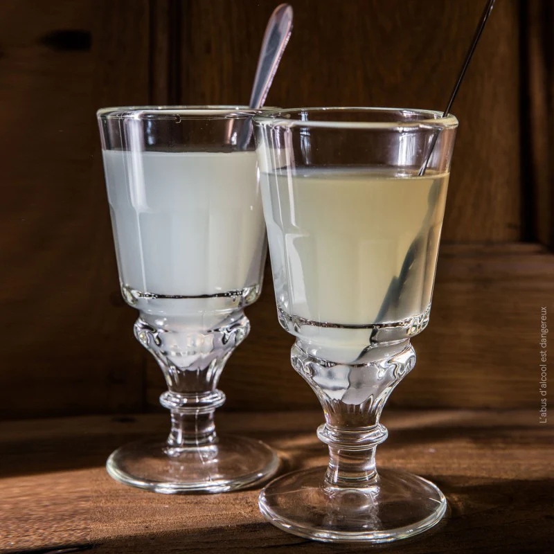 Set de 2 verres de dégustation, ABSINTHE La Rochère