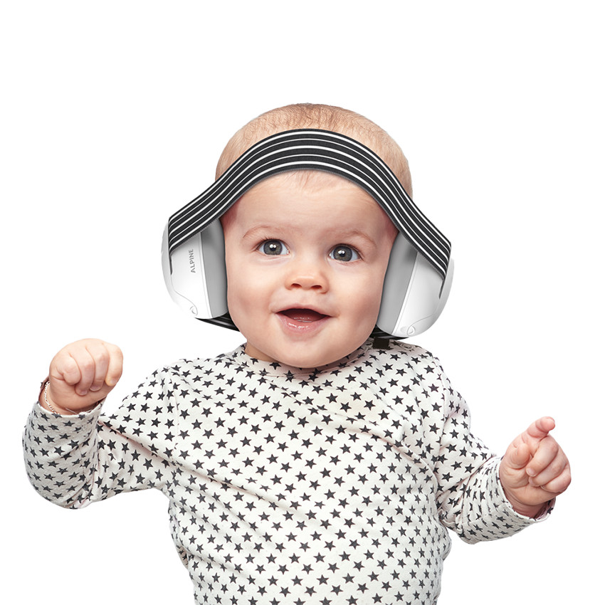 Casque anti-bruit pour bébé Muffy jaune