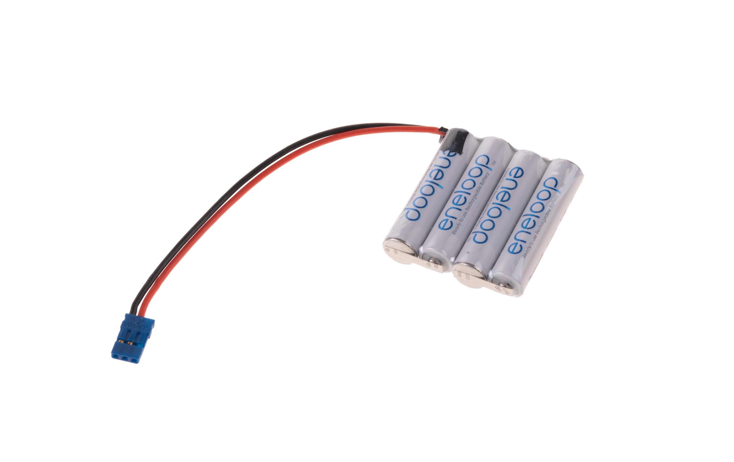 RC-Akku NiMH 800 mAh 4.8 V Eneloop4 Zellen NiMH-Akku Sender/Empfänger