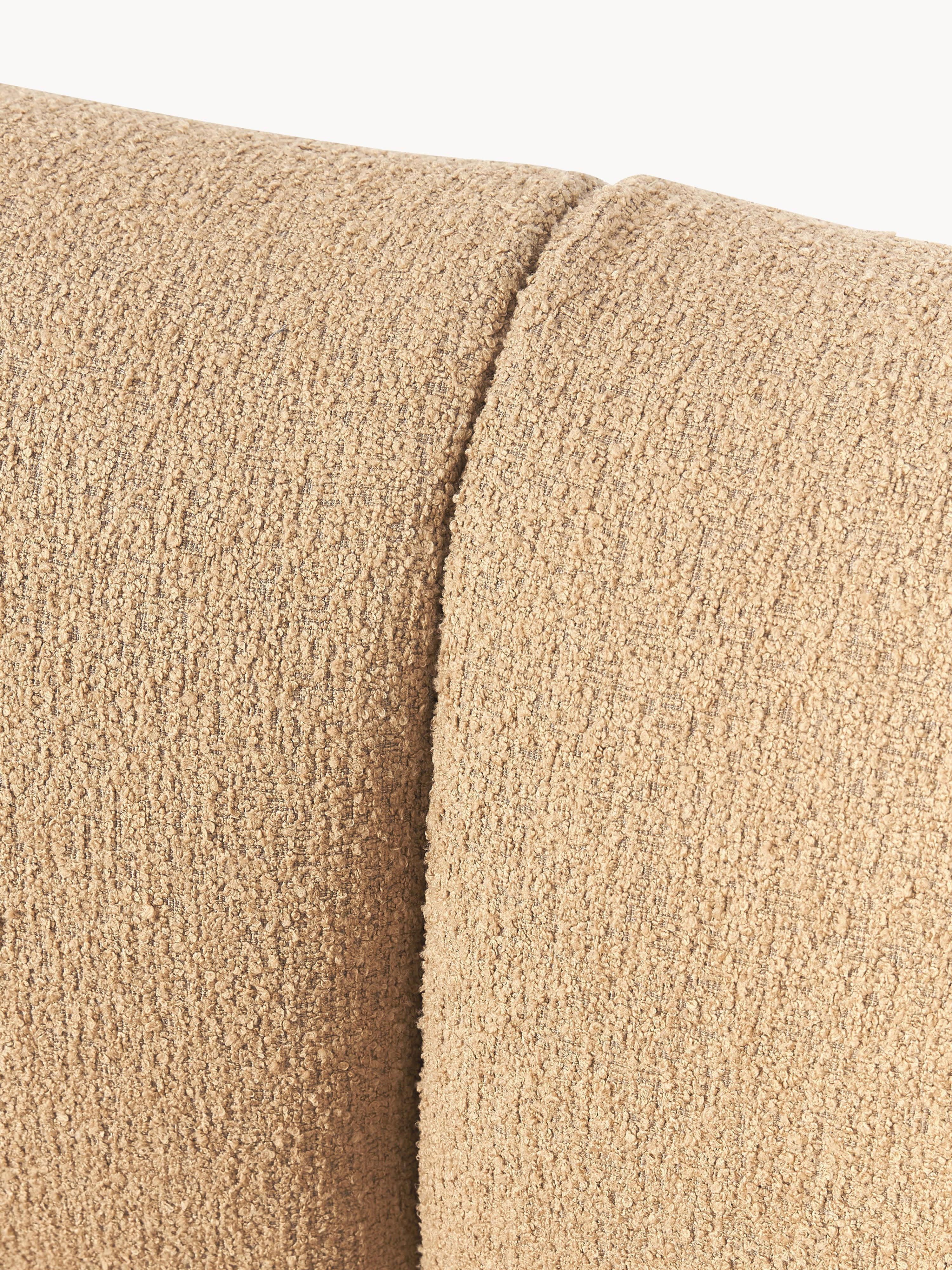 Modulaire XL chaise longue Sofia van bouclé stof