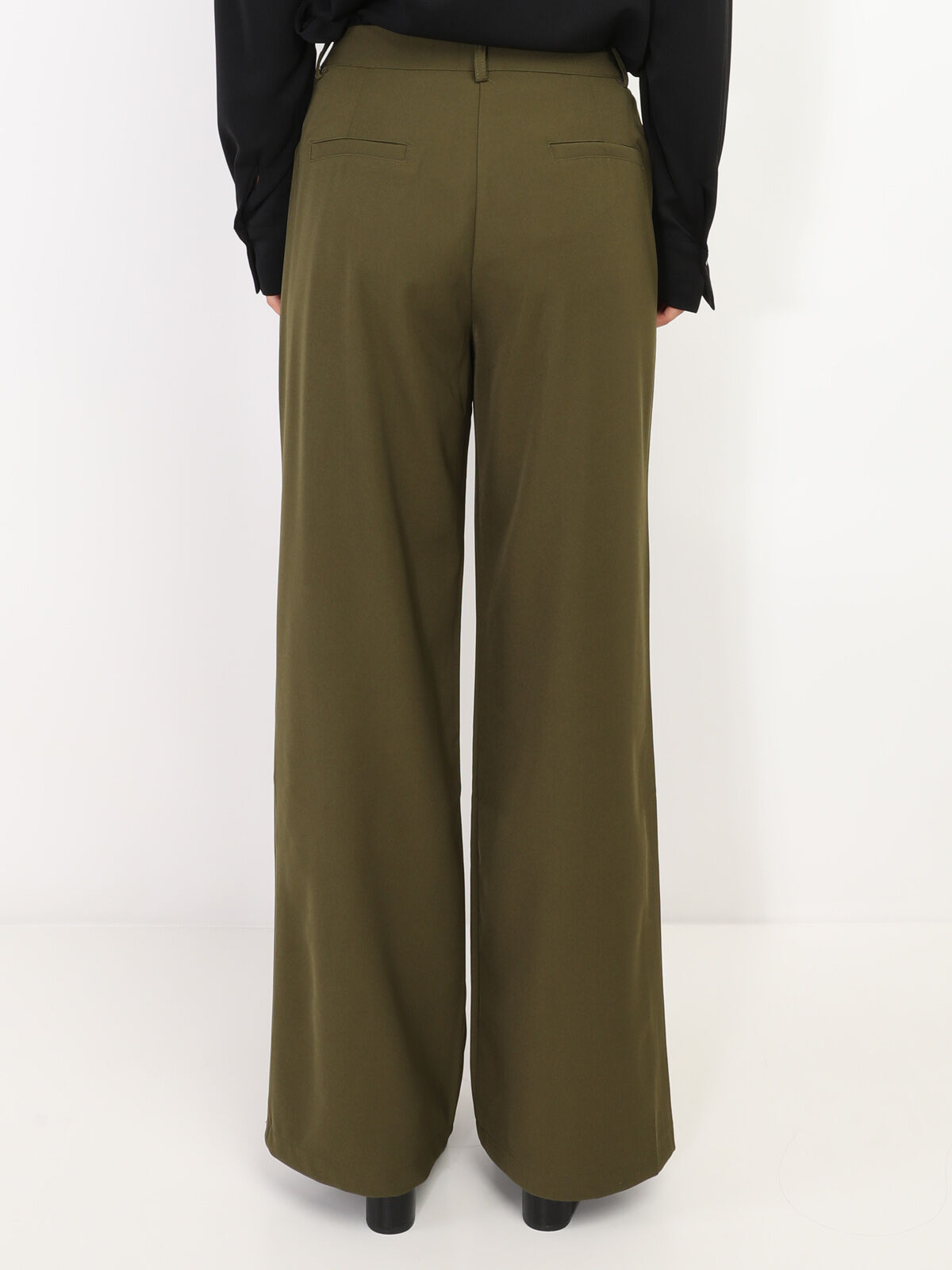 Pantalon de costume large- Kaki