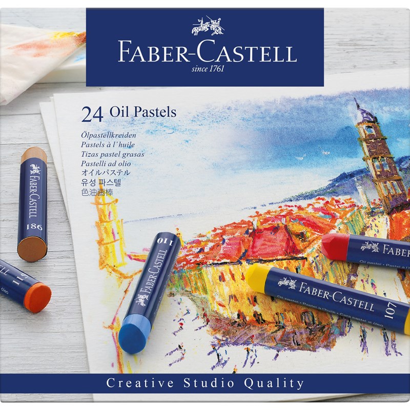 Faber-Castell<br>Oliepastelkridt 24 stk.