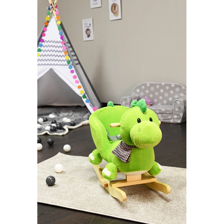 knorr toys® Schaukeltier Dinosaurier grün