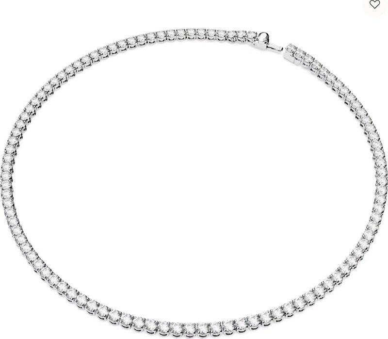 Swarovski 5681801 Matrix Tennis Zilverkleur Ketting