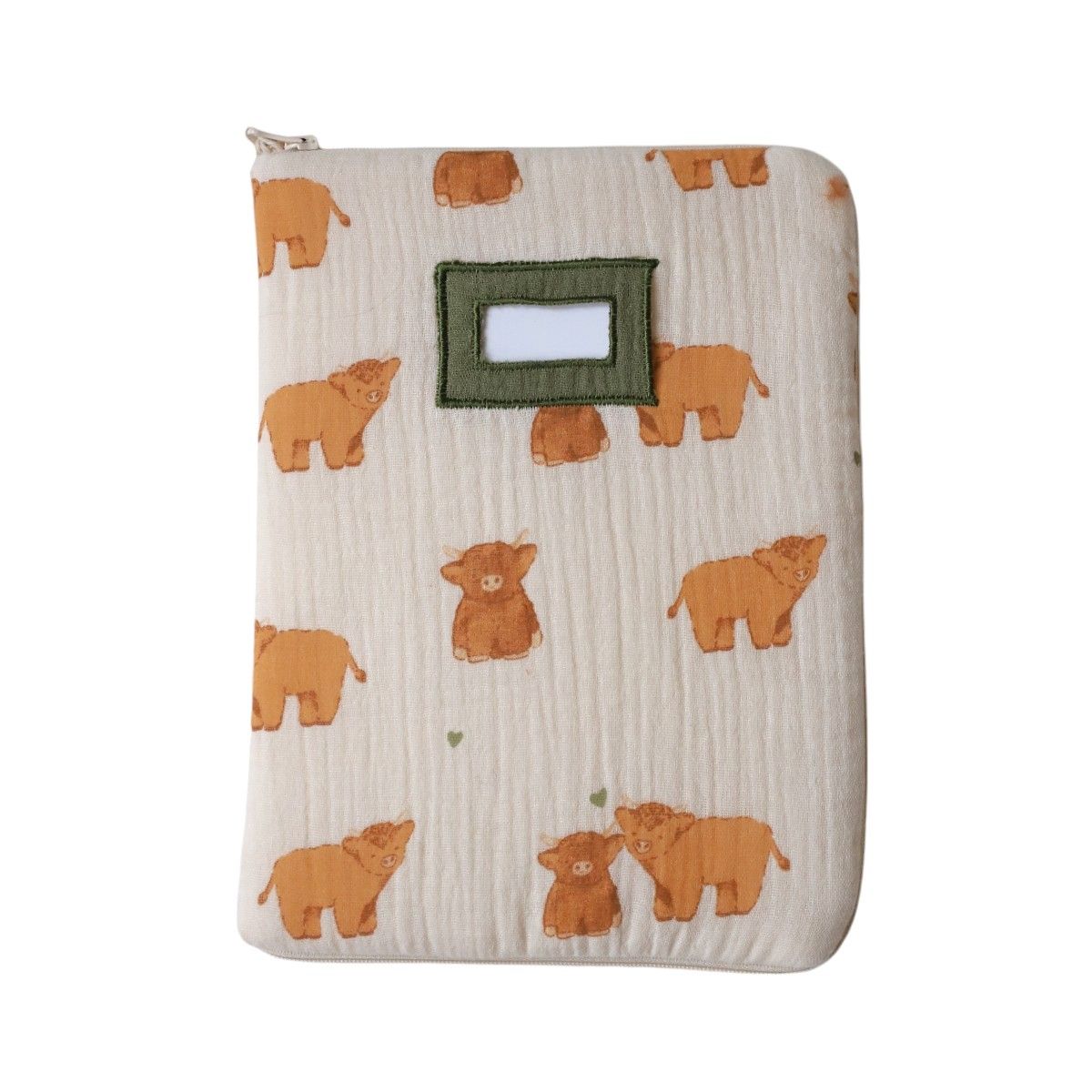 Protège carnet de santé vaches - Bébé Highland Petit toi