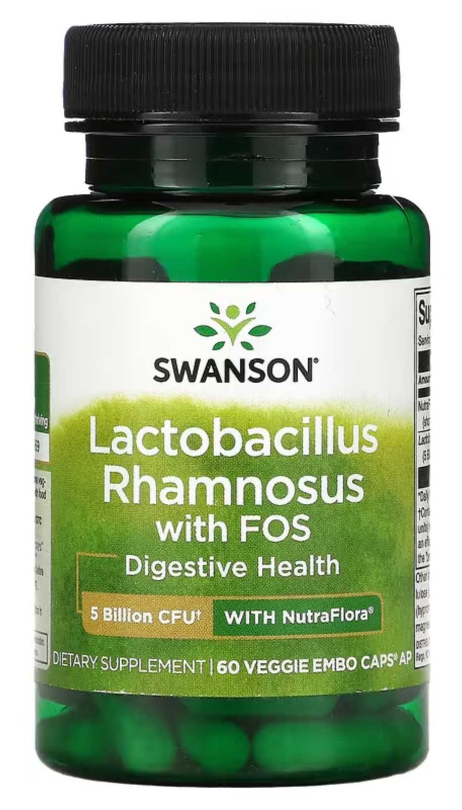 Swanson Lactobacillus Rhamnosus 60 cápsulas veganas