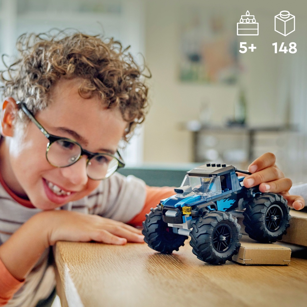 LEGO City 60402 Blauer Monstertruck Spielzeugfahrzeug-Spielset