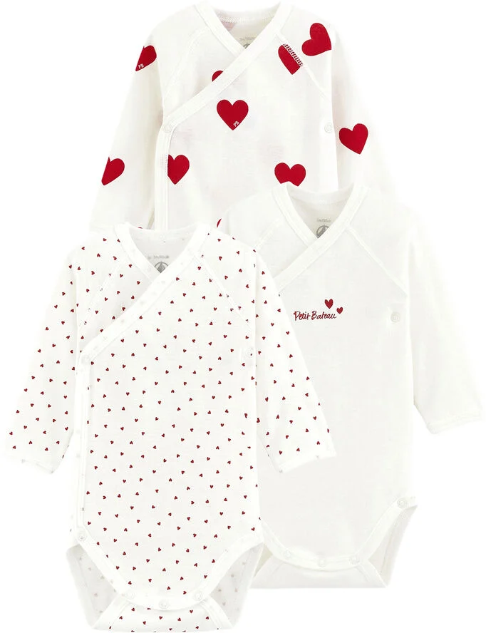 Petit Bateau LONG SLEEVE BODYSUIT 3M Variante 1