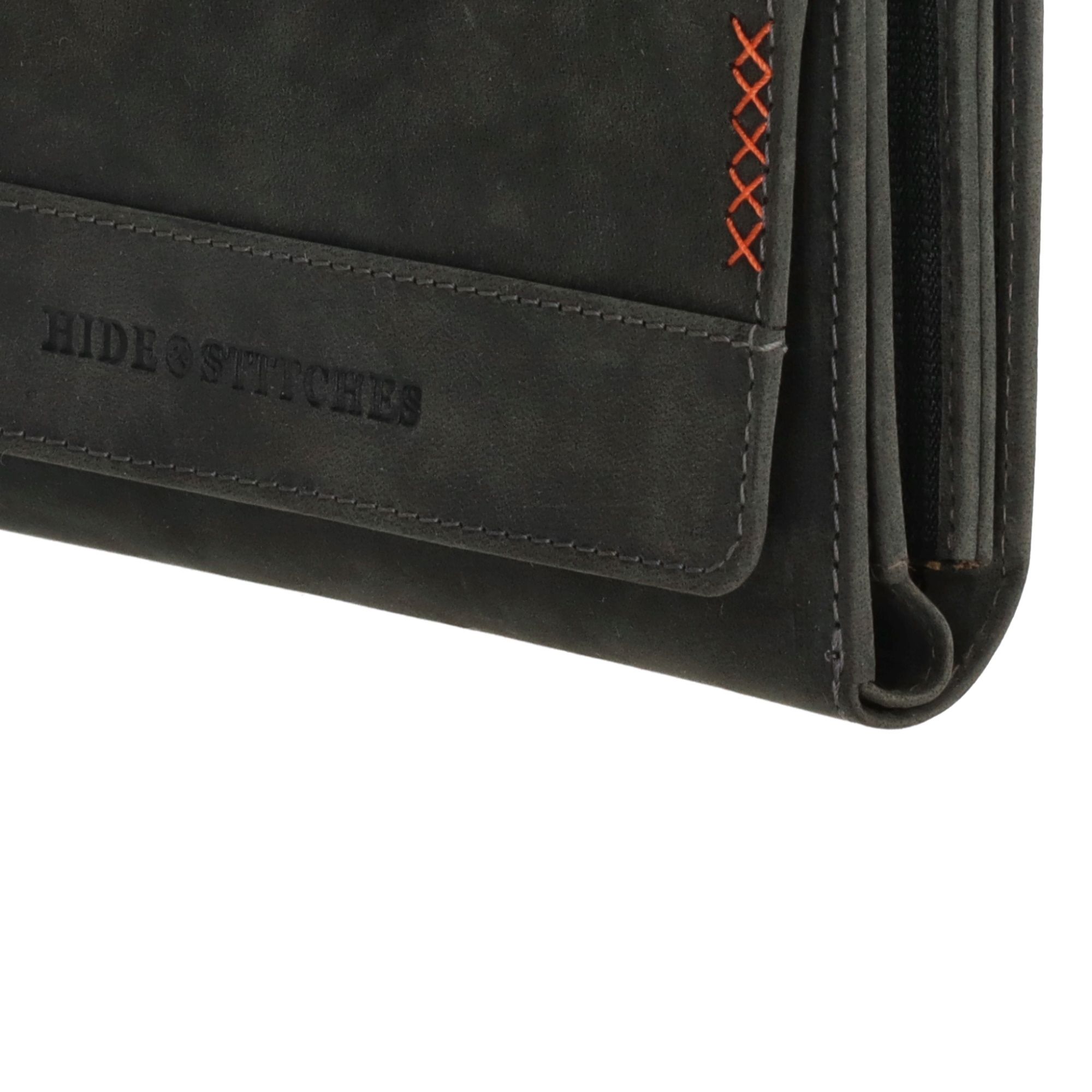Hide & Stitches Idaho Portemonnee Zwart
