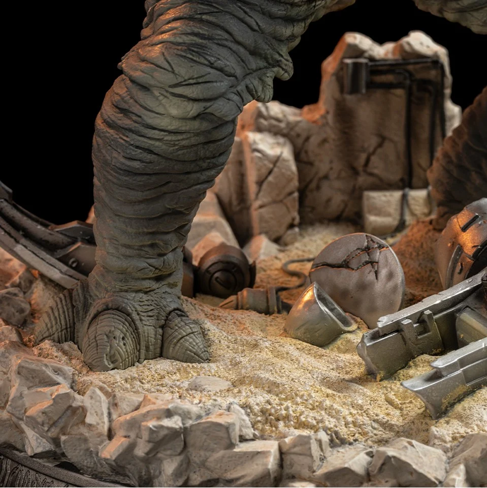 Star Wars - Boba Fett & Rancor Statue Demi Scale 1/20