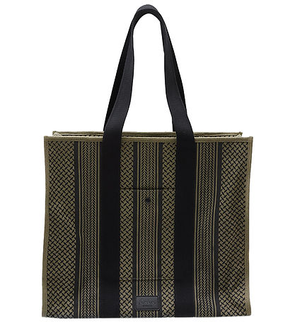 Lala Berlin Shopper - Mason - Olive/Schwarz
