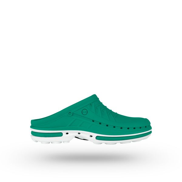Wock Soca Clog 06 Verde/Branco sem Presilha Tamanho 38/39