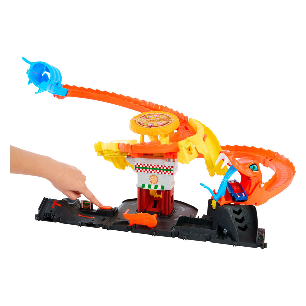 Hot Wheels City Snake & Pizza Shop Speelset