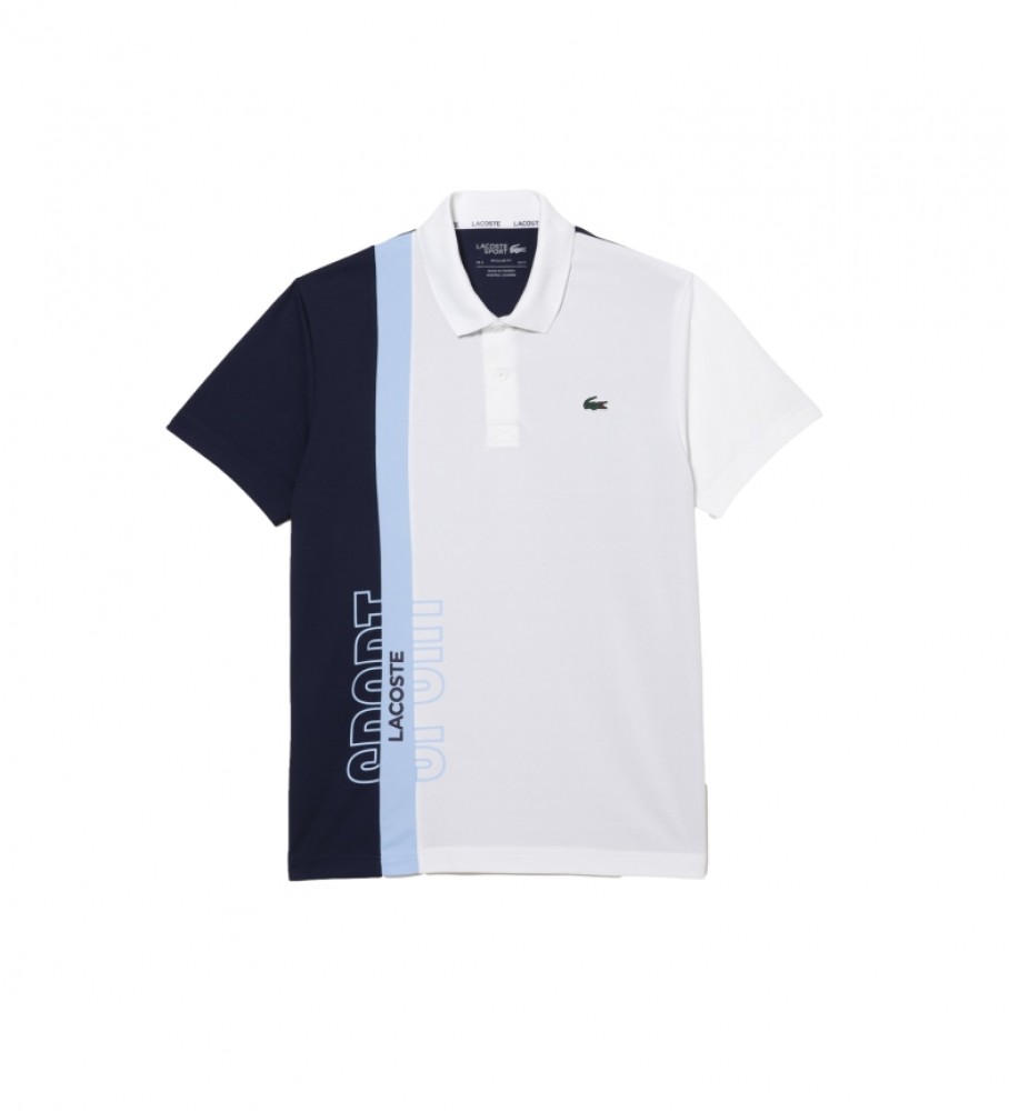 Lacoste Polo Tennis regular fit branco, marinho