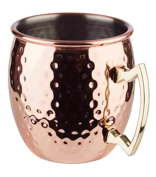 APS 4er Set Moscow Mule Becher 500 ml Kupfer glänzend