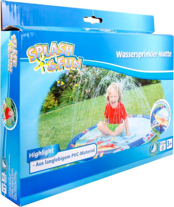 Wasserspielzeug SPRINKLER-MATTE (Ø137cm) in blau