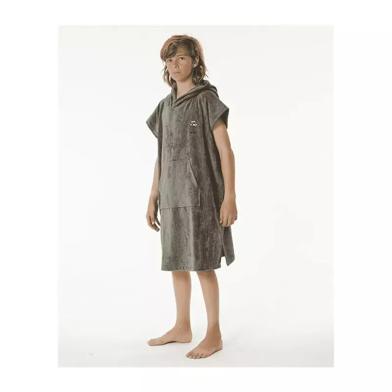 Poncho junior RIPCURL Logo Hooded Towel - Boy Grey