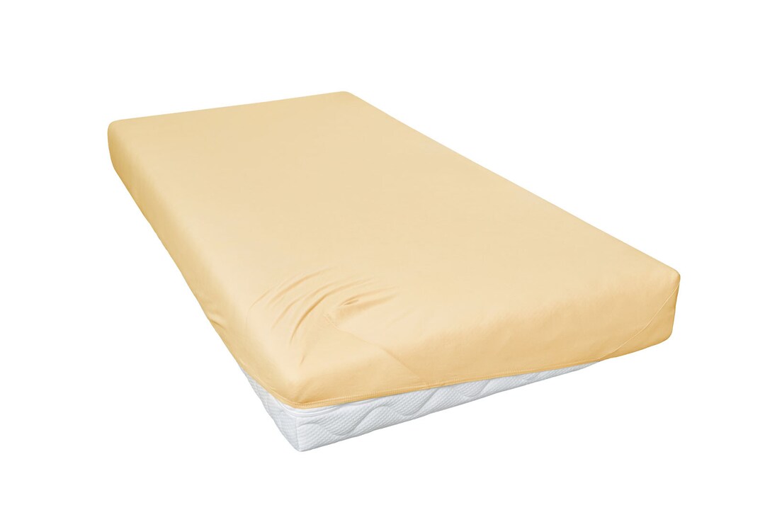 Vario Jersey-Spannbetttuch 140-160 x 200 cm pfirsich