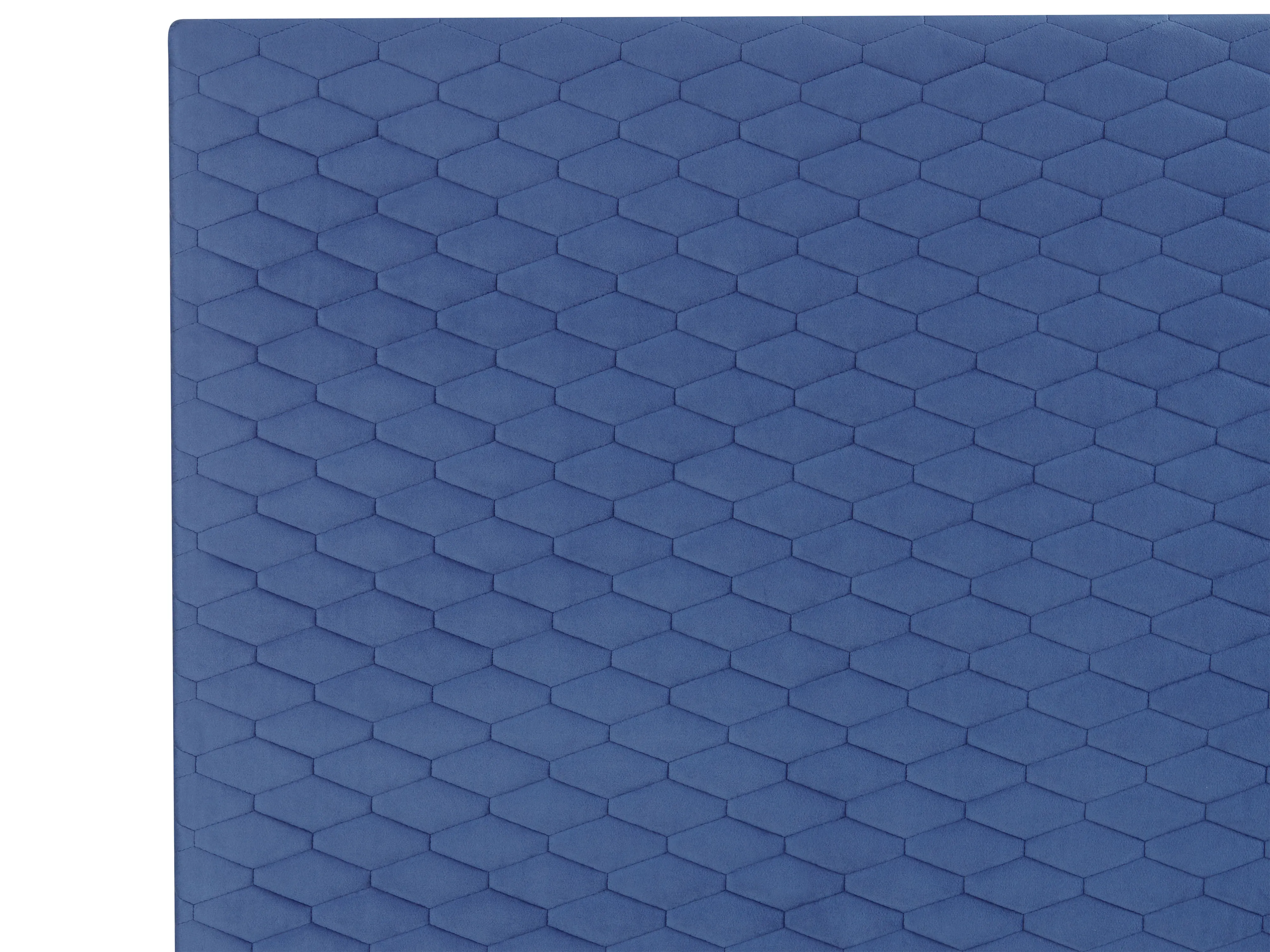 Bed Fluweel BAYONNE 180 x 200 cm Blauw