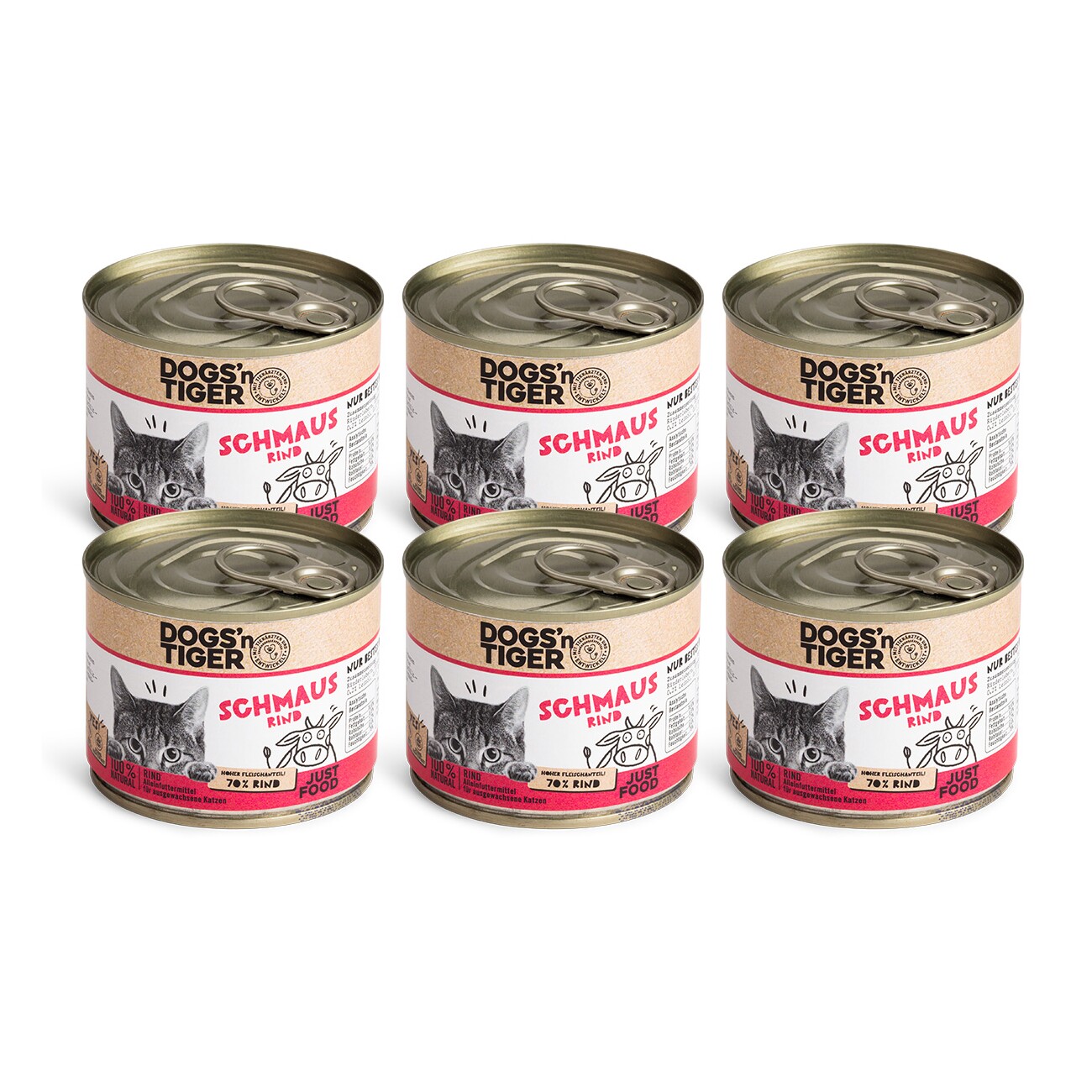 Dogs'n Tiger Schmaus 6x200 g
