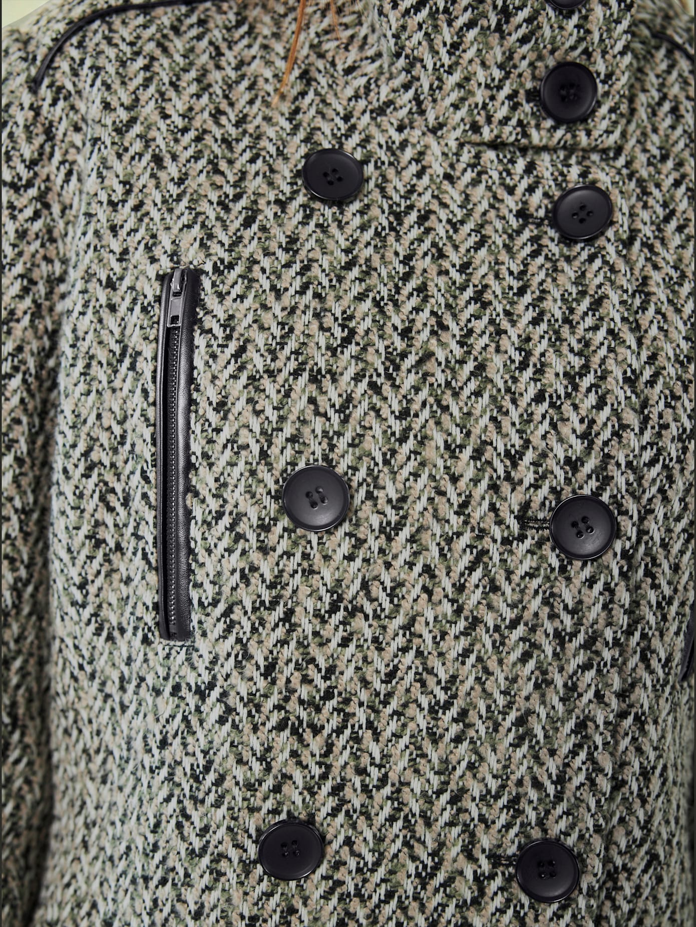 Veste motif structuré tendance