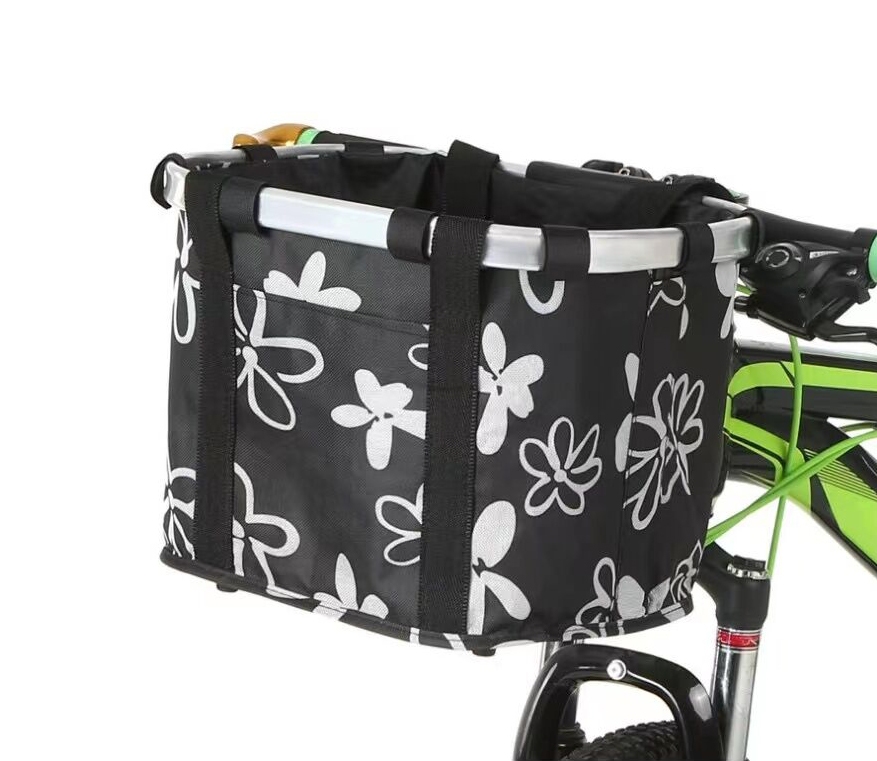 Velokorb vorne faltbar 33 x 27 cm schwarz
