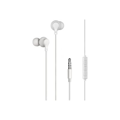 BIGBEN Connected - écouteurs Jack 3.5mm - Intra-auriculaire - avec Télécommande et Micro - Blanc