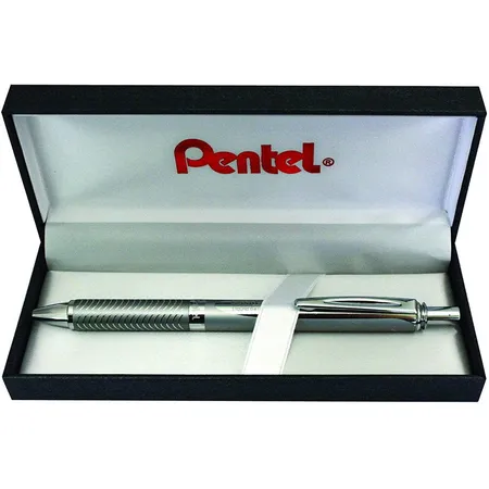 Pentel® EnerGel Liquid-Gel-Roller Sterling mit silberne Gehäuse