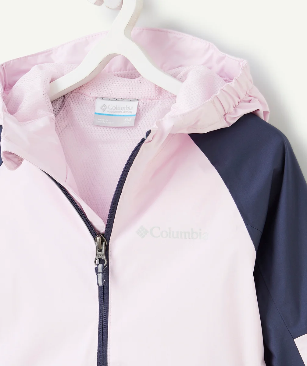 COLUMBIAVESTE DE PLUIE DALBY SPRINGS ROSE ET GRISE