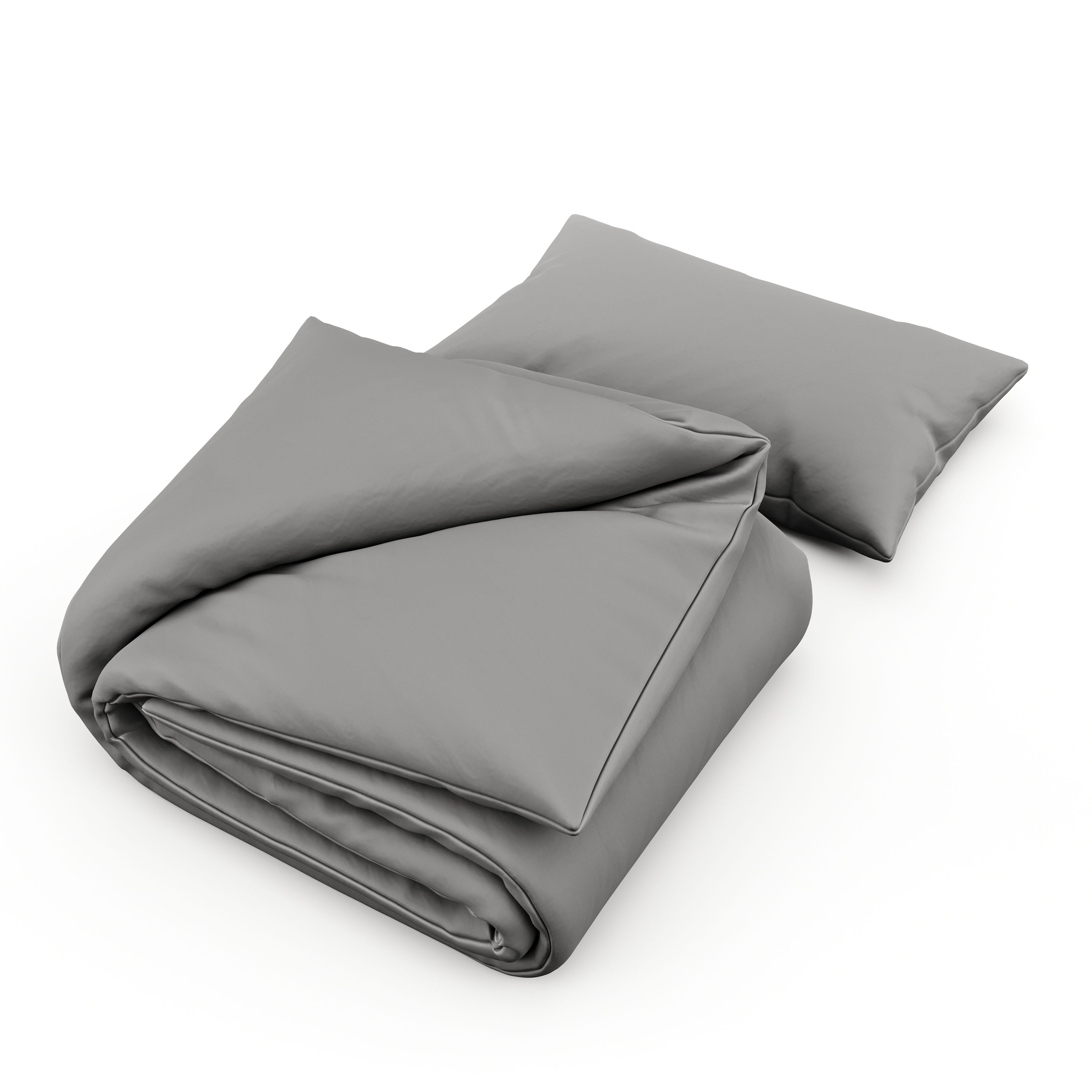 Bettwäsche Set 65 x 100 cm + 160 x 210 cm anthrazit