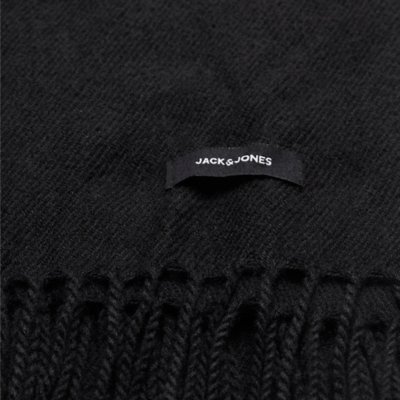 Écharpe homme Jacsolid Woven NOIR JACK JONES