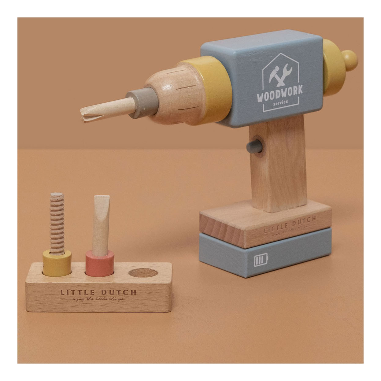 Little Dutch Houten Boormachine
