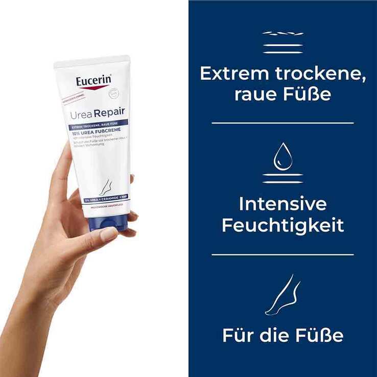 Eucerin Urearepair Fußcreme 10% , 2X100 ml