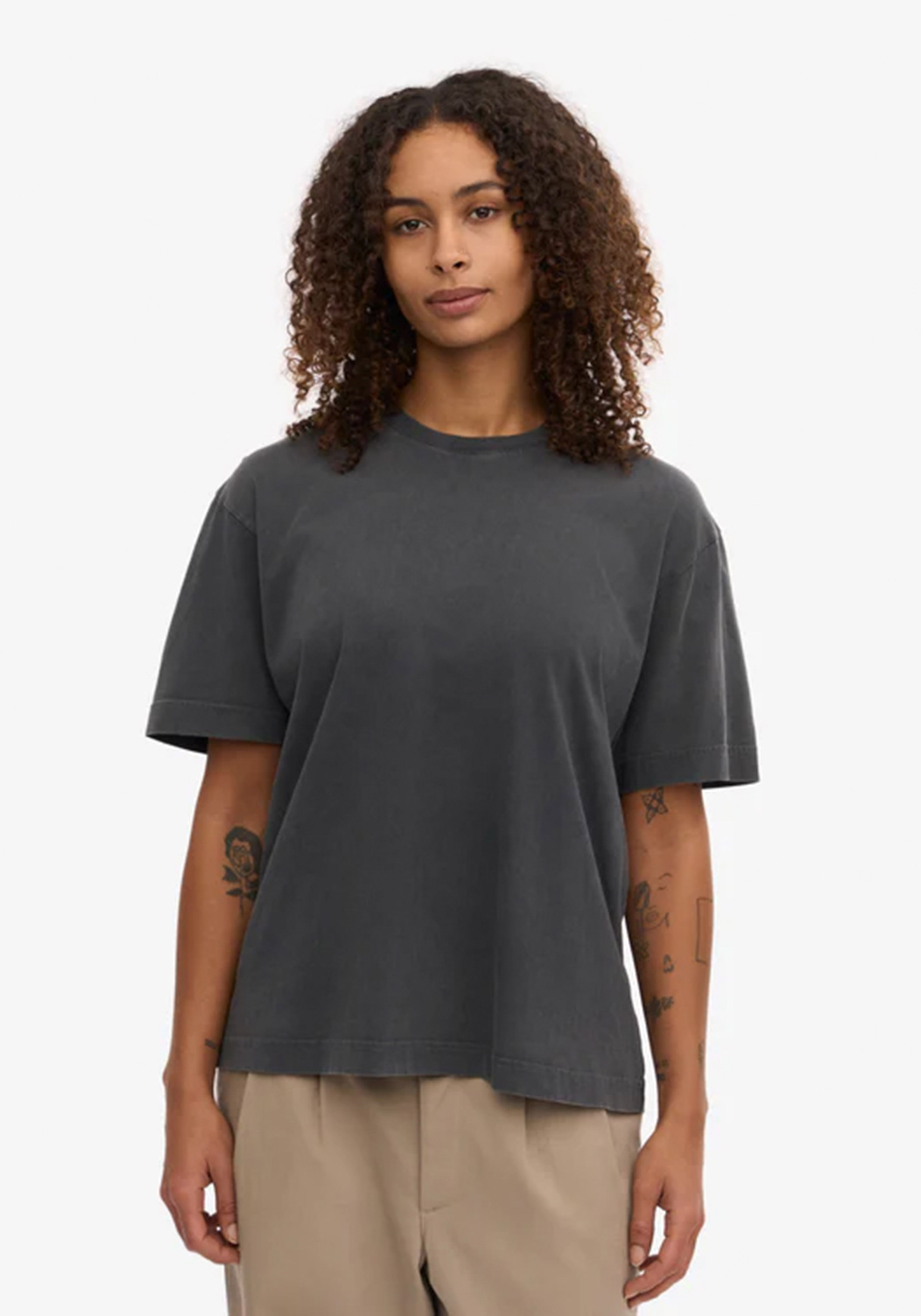 Colorful Standard Oversized T-Shirt Faded Black