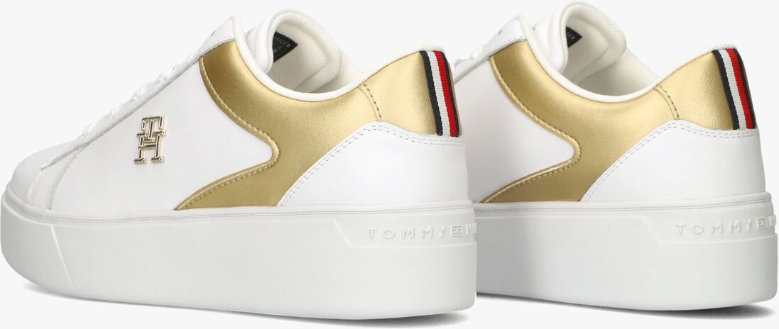 TOMMY HILFIGER witte tommy hilfiger lage sneakers th platform court