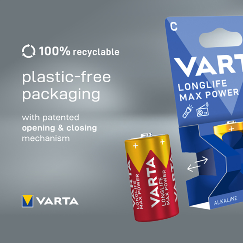 Varta Longlife Max Power C batterier (2-pakke)
