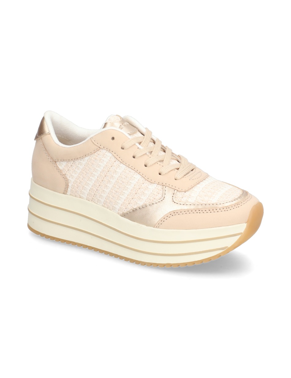 Lederkombination Sneaker