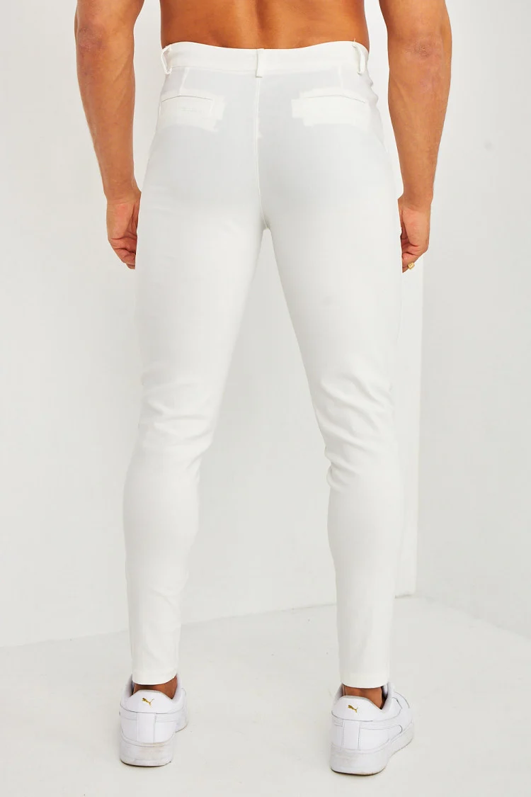Pantalon chino blanc
