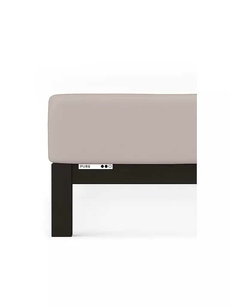 SCHLAFGUT Jersey Spannleintuch PURE 140x200cm Sand Mid L  beige