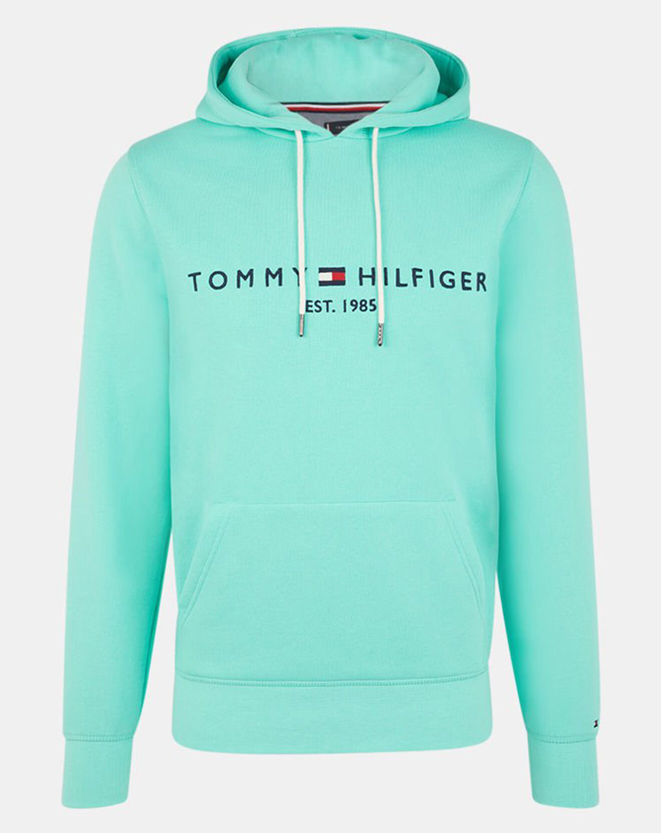 Tommy Hilfiger Sweat à capuche Tommy Logo bleu turquoise