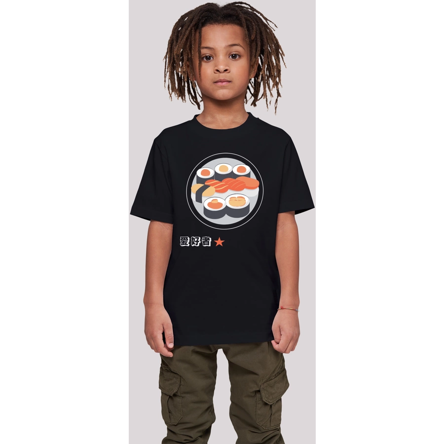F4NT4STIC T-Shirt Sushi Japan schwarz