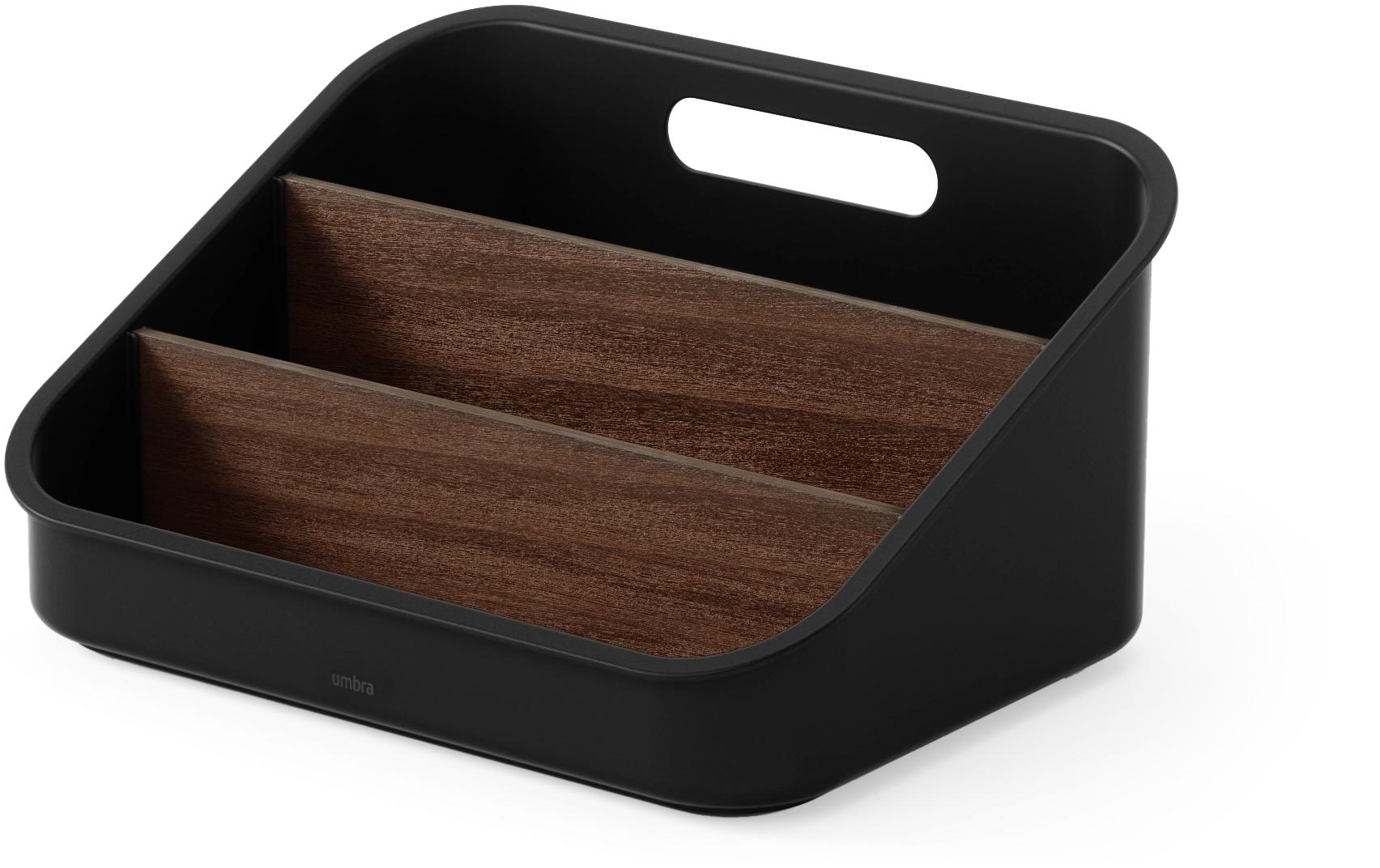 Aufbewahrungsbox Bellwood 27 x 20 x 13 cm, Braun/SchwarzAufbewahrungsbehälter