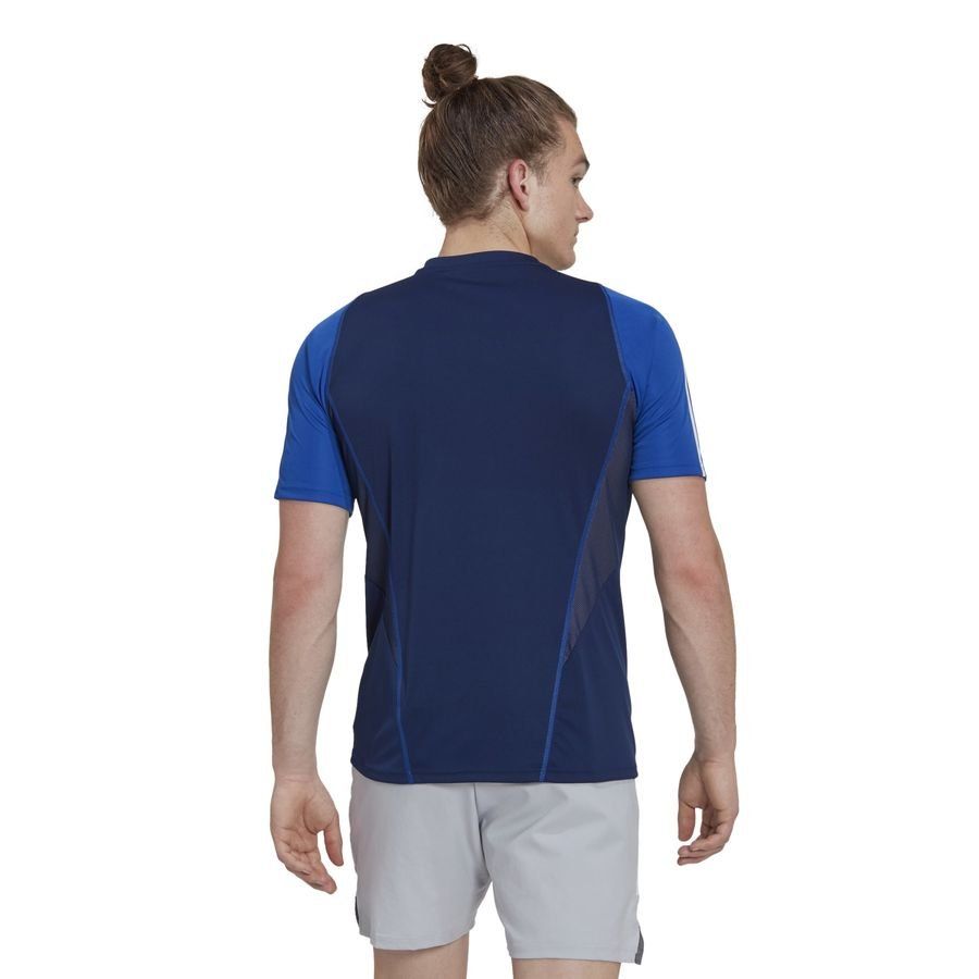 adidas T-shirt d'Entraînement Tiro 23 Competition - Bleu/Bleu/Blanc