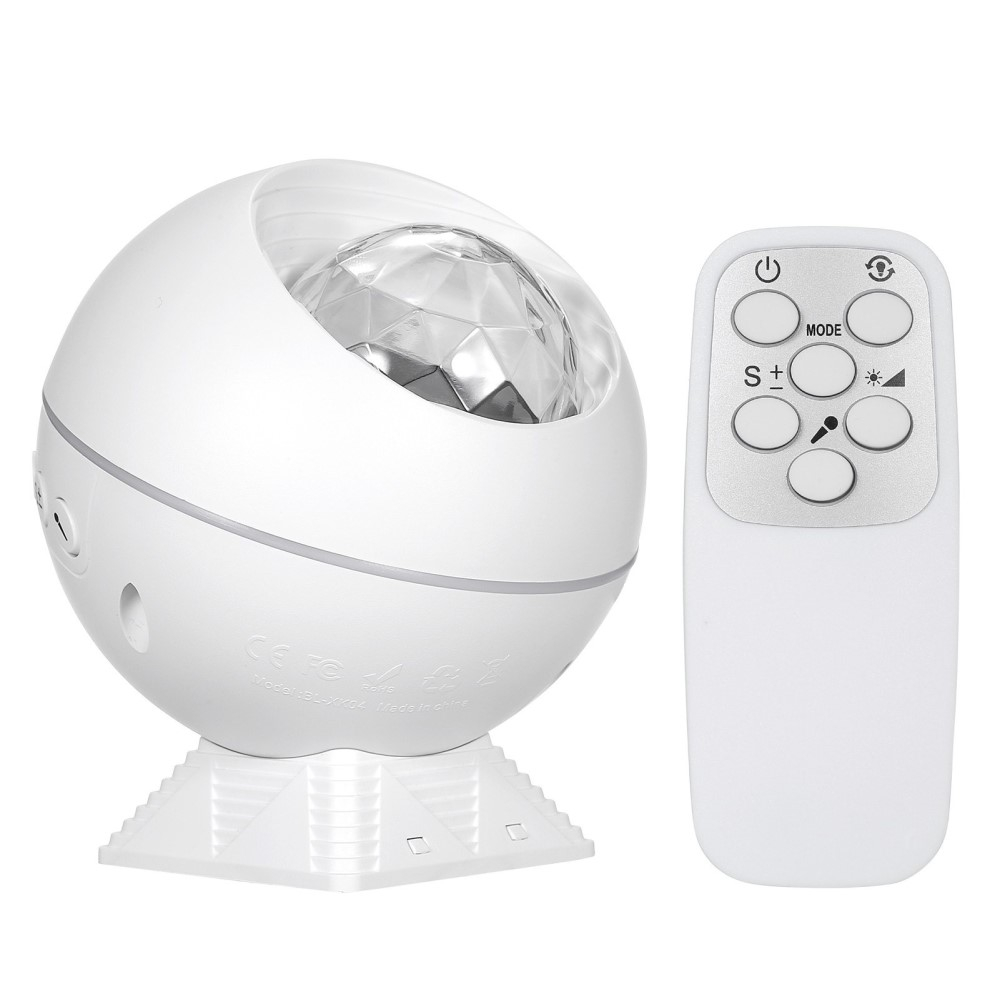 Ocean Wave LED Party Projektor Sternenhimmel USB Deko Nachthimmel inkl. Fernbedienung - Weiss