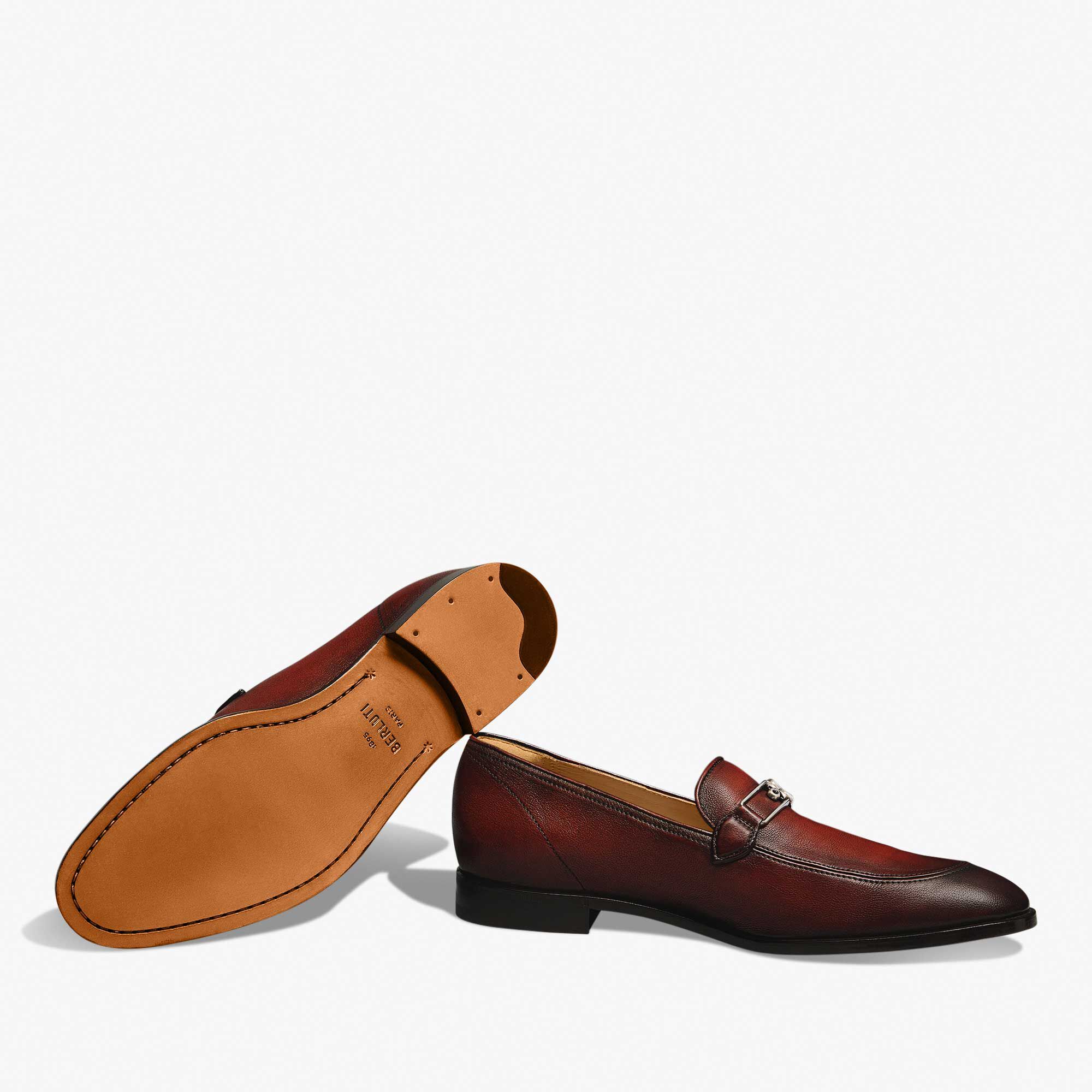 Mocassin B Volute En Cuir