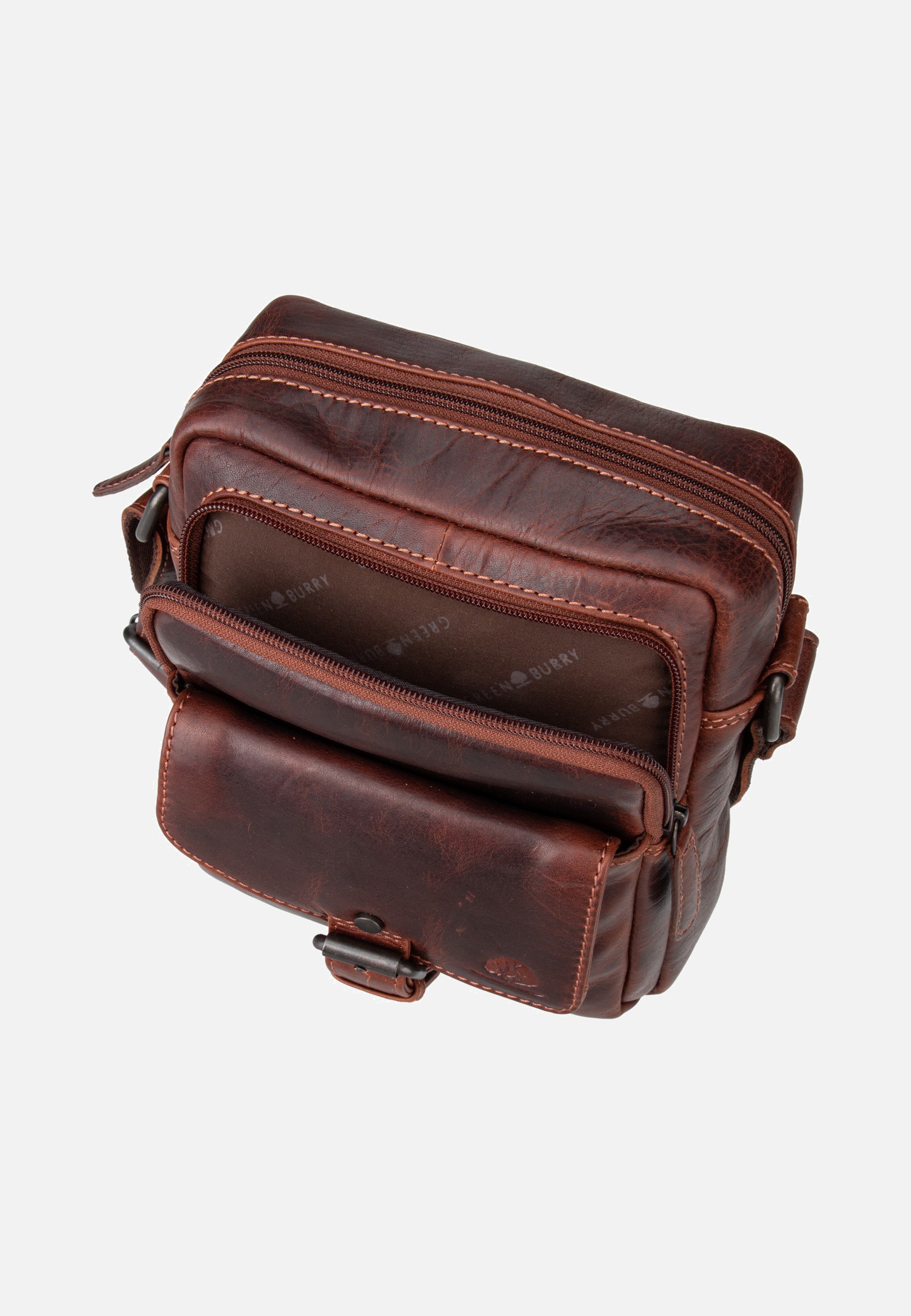 Rugged Shoulderbag M Teak Brown - Umhängetasche