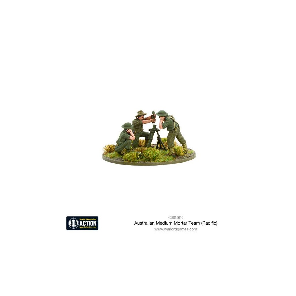 Bolt Action - Australian Medium Mortar Team (Pacific)