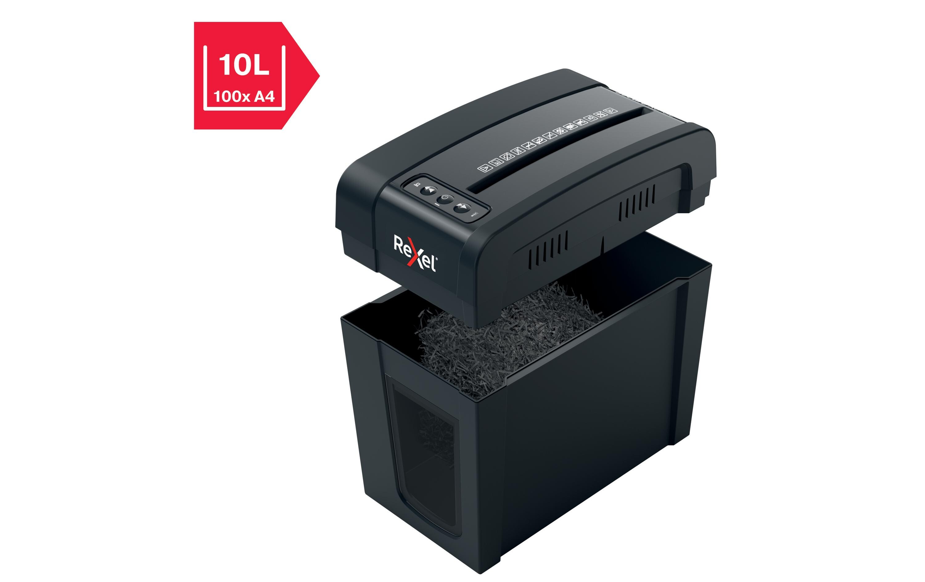 Aktenvernichter Rexel Secure X6-SL P-4, 6 Seiten<br>Manueller Schredder für die sichere Vernichtung vertraulicher Unterlagen